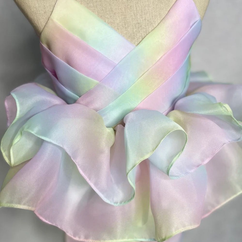 Karasa Baby Rainbow Birthday Party Dress size 2-3 yrs.‎ NWT
